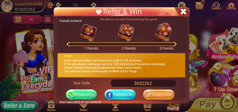 rummy best refer and earn