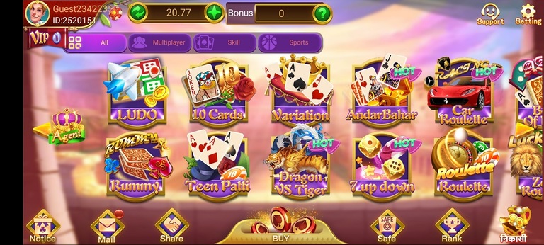 Available Game IN Teen Patti Winner 