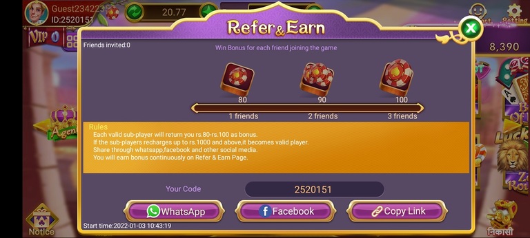 How To Earn Money IN Teen Patti winner APK 