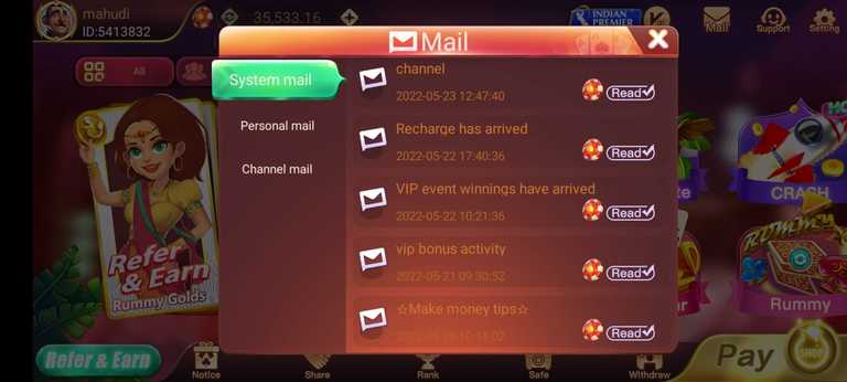 What Is Mail Features Latest Email's By Rummy Golds Company